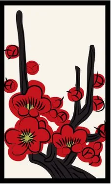 Iris blossom card